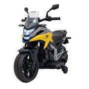 Akumuliatorinis motociklas vaikams HONDA NC750X 12V (Geltonas)